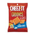 Cheez-It Grooves Zesty Cheddar Ranch Crackers 3.25 oz Pegged, 6PK 599357